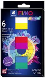 FIMO Professional Colour Pack süthető gyurma készlet, 6x57 g - True Colours