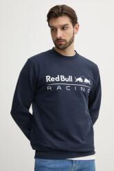 Red Bull Racing x Pepe Jeans felső TEAM LOGO CREW sötétkék, férfi, nyomott mintás, RM580017 - sötétkék M