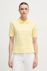 Tommy Hilfiger poló női, sötétkék, WW0WW43224 - sárga XL - answear - 29 990 Ft