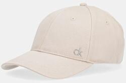 Calvin Klein pamut baseball sapka bézs, nyomott mintás, K60K613102 - bézs Univerzális méret