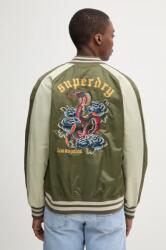 Superdry bomber dzseki férfi, zöld, átmeneti, M5012070A-2LX - zöld L