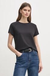 Calvin Klein pamut póló női, fekete, K20K208399 - fekete S