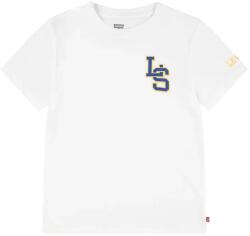 Levi's gyerek pamut póló "LS" MONOGRAM TEE fehér, sima, 8EL402 - fehér 92