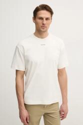 Calvin Klein pamut póló bézs, férfi, sima, K10K112487 - bézs XL