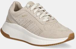 HUGO BOSS velúr sportcipő TTNMEVO bézs, 50536421 - bézs Női 39