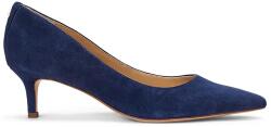 Lauren Ralph Lauren velúr magassarkú cipő Adrienne sötétkék, 802755524010 - sötétkék Női 40