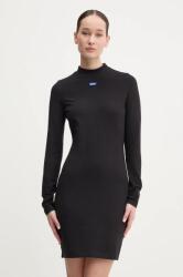HUGO Blue ruha fekete, mini, testhezálló, 50531138 - fekete XS