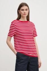 Tommy Hilfiger pamut póló női, piros, WW0WW42907 - piros L