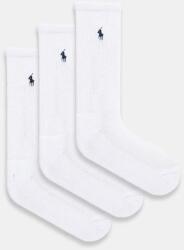 Ralph Lauren zokni 3 pár fehér, női, 455918021 - fehér Univerzális méret
