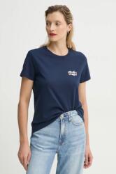 Levi's pamut póló THE PERFECT TEE női, sötétkék, 17369 - sötétkék XS