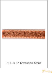  (43 szín) Bortni szalag. Díszítő bortni 111-67 Terakkotta-bronz