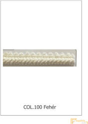  (30 szín) Zsinóros bortni - 15 mm széles 9385/100 Fehér