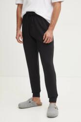 HUGO BOSS nadrág otthoni viseletre fekete, nyomott mintás, 50532297 - fekete L