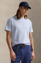 Ralph Lauren pamut póló piros, férfi, sima, 710671438 - kék M