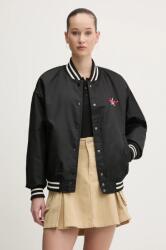 Guess Jeans bomber dzseki női, fekete, átmeneti, oversize, W5RL43 WHAA2 - fekete L