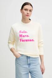 Drivemebikini felső Sole Mare Chenille bézs, női, nyomott mintás, 2024-DMBS-020-ECP - bézs XL