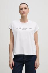 Tommy Hilfiger pamut póló női, fehér, WW0WW46113 - fehér XXS