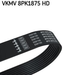 SKF Curea transmisie cu caneluri SKF VKMV 8PK1875 HD - fixbox