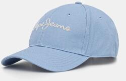 Pepe Jeans pamut baseball sapka MALLON CAP nyomott mintás, PM040567 - kék Univerzális méret