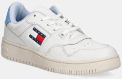 Tommy Hilfiger bőr sportcipő TJW RETRO BASKET ESS - fehér Női 39