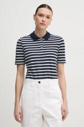Tommy Hilfiger poló női, sötétkék, WW0WW43224 - sötétkék S - answear - 21 990 Ft
