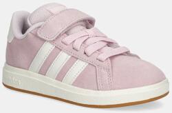 adidas gyerek velúr sportcipő GRAND COURT 00s rózsaszín, JH6181 - rózsaszín 32