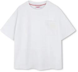 HUGO BOSS gyerek pamut póló fehér, sima, G00342 - fehér 138