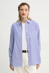 rag & bone pamut ing női, galléros, fehér, regular, WAW22FA050ZE50 - fehér L