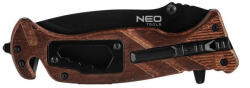 NEO TOOLS összecsukhatóató túlélőkés 22cm p: 9cm6: 1ben (63-107)