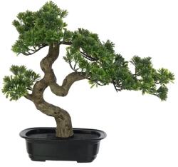 J-Line cserepes mű fa Podocarpus Bonsai - többszínű Univerzális méret