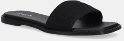 Calvin Klein papucs FLAT SLIDE - HE fekete, női, HW0HW02378 - fekete Női 36