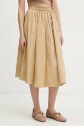 Forte Forte pamut szoknya zöld, midi, harang alakú, 13619. my skirt - zöld 34