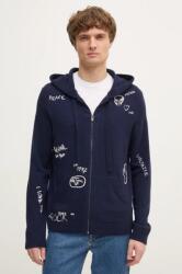 Zadig&Voltaire gyapjú pulóver sötétkék, férfi, KMCA01259 - sötétkék XL