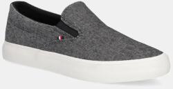 Tommy Hilfiger sportcipő TH HI VULC LOW SLIP ON CH fekete, férfi, FM0FM05390 - fekete Férfi 41
