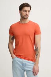 Tommy Hilfiger t-shirt narancssárga, férfi, sima, MW0MW10800 - narancssárga XXL