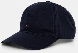 Tommy Hilfiger pamut baseball sapka sötétkék, sima, AM0AM13159 - sötétkék Univerzális méret