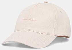 Calvin Klein Jeans pamut baseball sapka rózsaszín, sima, LV04K5027G - rózsaszín Univerzális méret