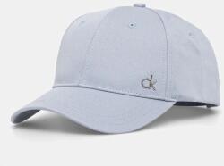 Calvin Klein pamut baseball sapka fekete, nyomott mintás, K60K613102 - kék Univerzális méret