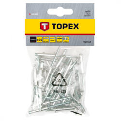 Topex popszegecs 4.0x8mm 50db (43E401)