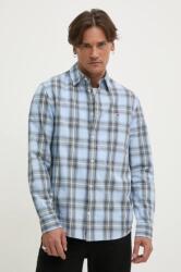Tommy Hilfiger pamut ing férfi, galléros, regular, DM0DM20885 - kék XL - answear - 21 990 Ft