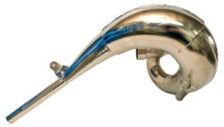 DEP PIPES FRONT PIPE - GAS GAS EC250/300 18-20 ARMOURED - NICKEL DEPG2213 (DEPG2213)