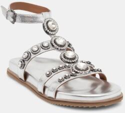 Kurt Geiger London bőr szandál Octavia Flexi Gladiator ezüst, női, 4369063109 - ezüst Női 39
