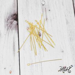 Hurkos szerelőpálca - arany, 5 cm (100 db)