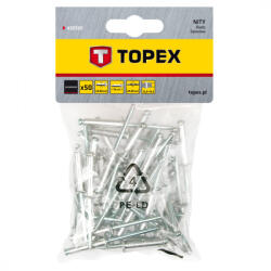 Topex popszegecs 4.8x18mm 50db (43E505)