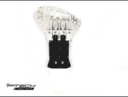 P-TECH Skid plate with exhaust guard and plastic bottom for KTM EXC / XC-W 2024 PK027K (PK027K)