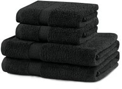 Inne home & lifestyle törölköző készlet Marina 4 db fekete, 0 - fekete Univerzális méret