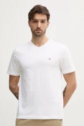 Tommy Hilfiger pamut póló fehér, férfi, sima, MW0MW39249 - fehér XL