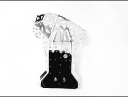 P-TECH (PK001K) Rezonátor és kartervédő - műanyag betéttel - KTM EXC 250-300, Husqvarna TE 250-300, Husaberg TE 250-300 2007-2016 (PK001K)