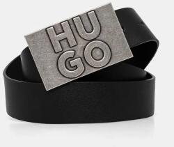HUGO bőr öv fekete, férfi, 50537037 - fekete 105