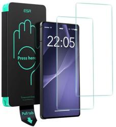ESR képernyővédő üveg 2db (2.5D, 0.33mm, 9H + segédkeret) ÁTLÁTSZÓ Samsung Galaxy S25 Ultra (SM-S938) (GP-166821) - bluedigital